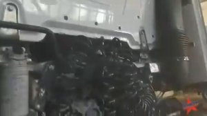 Установка воздушного отопителя на Mercedes Actros