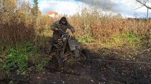 Обзор самодельной лебёдки для квадроцикла из стартера и редуктора
