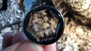 Ключ гаечный накидной рожковый комбинированный шестигранный Barclay прямой