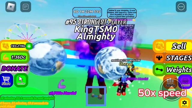 Getting stage 12, 13 and Almighty rank in (shadows lifting simulator) смотреть онлайн