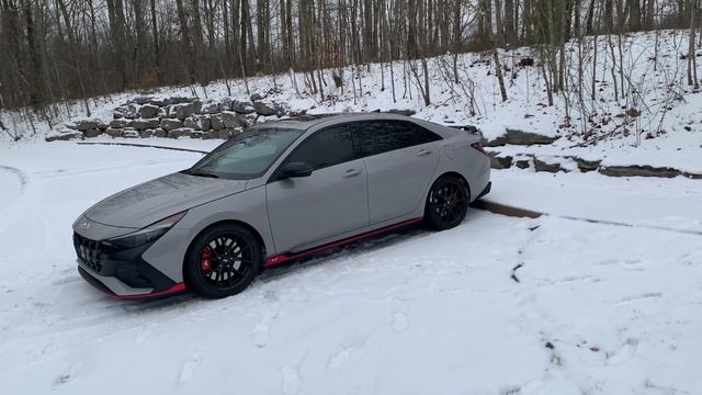 Elantra N Winter Wheels and Tires Quick Review смотреть онлайн