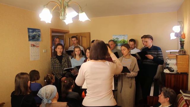 Хоровое исполнение. Славим, славим в песнопеньях. смотреть онлайн