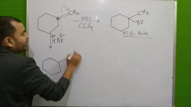 Reaction Mechanism 11 | Electrophilic Addition 01: Addition of HX to Alkene : Markovnikov's rule смотреть онлайн