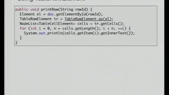 Google I/O 2008 - JavaScript and DOM Programming in GWT