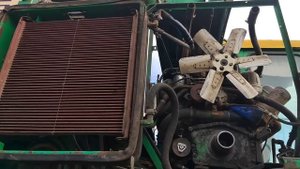 Подготовка комбайна Дон-1500Б к уборке.Замена шкива привода ГСТ.
