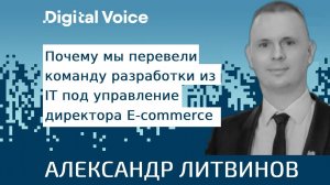 Как надо и не надо управлять проетами в E-commerce - Александр Литвинов