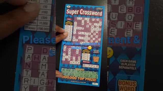 ?Super Crossword? #shorts #scratchcards #texaslottery #lottery #scratchofftickets