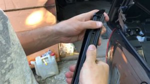 Замена резинового уплотнителя крыши на SLK R170