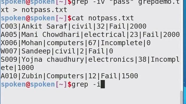 The grep command - Tamil смотреть онлайн