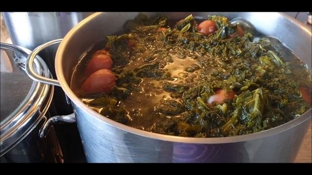 Готовим капусту Кале!Блюдо Севера Германии!Grünkohl!  Домашняя еда Кухня Рецепты