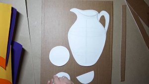 "Бумажный натюрморт" /Арт детям / видеоурок (часть 1)