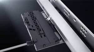 Шариковые направляющие скрытого типа UNIHOPPER с доводчиком и открывания нажатием