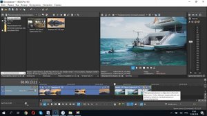 Как приблизить видео в Vegas Pro 16