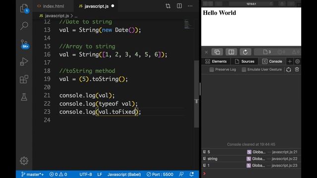 Type Conversion | JavaScript For Beginners | JavaScript Tutorials | Learn JavaScript In 2020