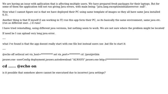 application execution, java related смотреть онлайн