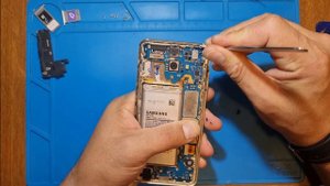 Samsung galaxy A8 (2018) batareya dəyişimi- Battery Replacement.