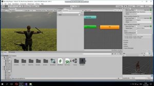 Создание персонажа в Unity Поворот и анимация