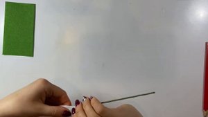 Калла из фетра