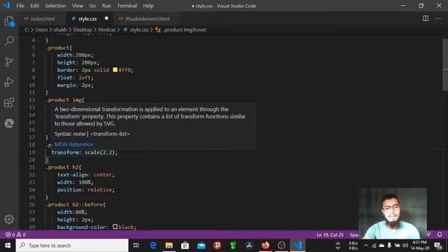 HTML CSS Light Course class 12 | CSS Pseudo-classes
