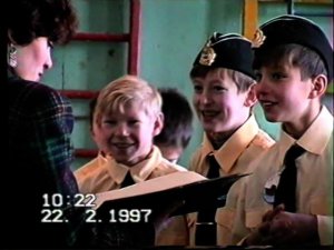 " А НУ КА МАЛЬЧИКИ " соревнования 22.02.1997 год в/ч 40035 Мочилки