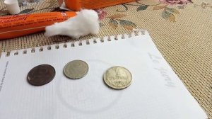 Чистка монет! Как почистить монеты до штемпельного блеска!