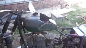 Тюнинг мотоцикла УРАЛ. #Эпизод№34#. Меняем форму стокового бака на эксклюзивный.