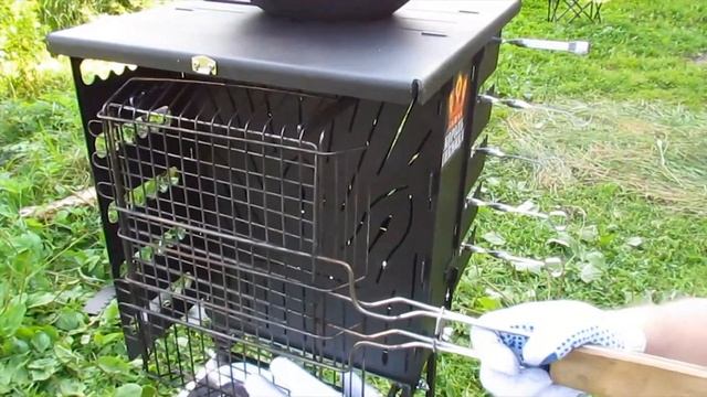 3D вертикальный мангал "Король Пикника" смотреть онлайн