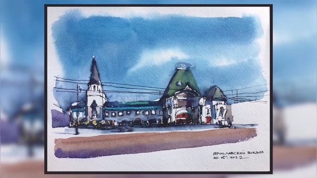 Что получается КОГДА РИСУЕШЬ ЧЕРНИЛАМИ И АКВАРЕЛЬЮ смотреть онлайн