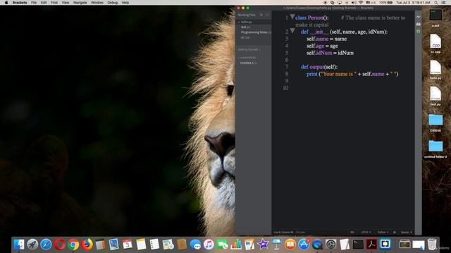 Tutorial #67:  Constructor init  self Function | Complete Python Course for Beginners to Experts!