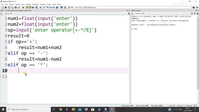 easy but important program | python tutorial | anaconda python