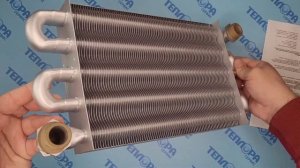 7825510 Теплообменник 82 ламелей основной Viessmann Vitopend WH1B/WH1D 24 кВт