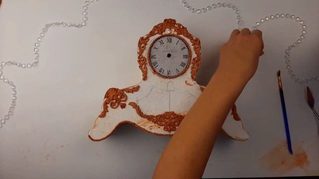 Каминные часы своими руками из картона DIY смотреть онлайн