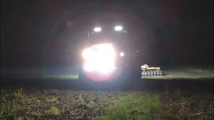 ТРАКТОР КИРОВЕЦ К742 МСт. Работа в ночь! (Сезон 2020)