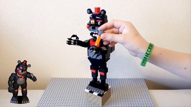 ЛЕГО САМОДЕЛКА - LEFTY ИЗ ИГРЫ СИМУЛЯТОР РОКСТАР ФНАФ (FNAF) 6!!!