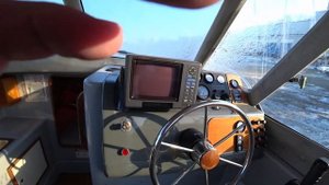 Обзор катера Nissan 780. Двигатель Volvo Penta KAD42.