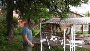 Огурцов в 2 раза больше!!! Сделай своими руками из полипропиленовых труб. Шпалера.  ЖКВ САМОРУЧКА