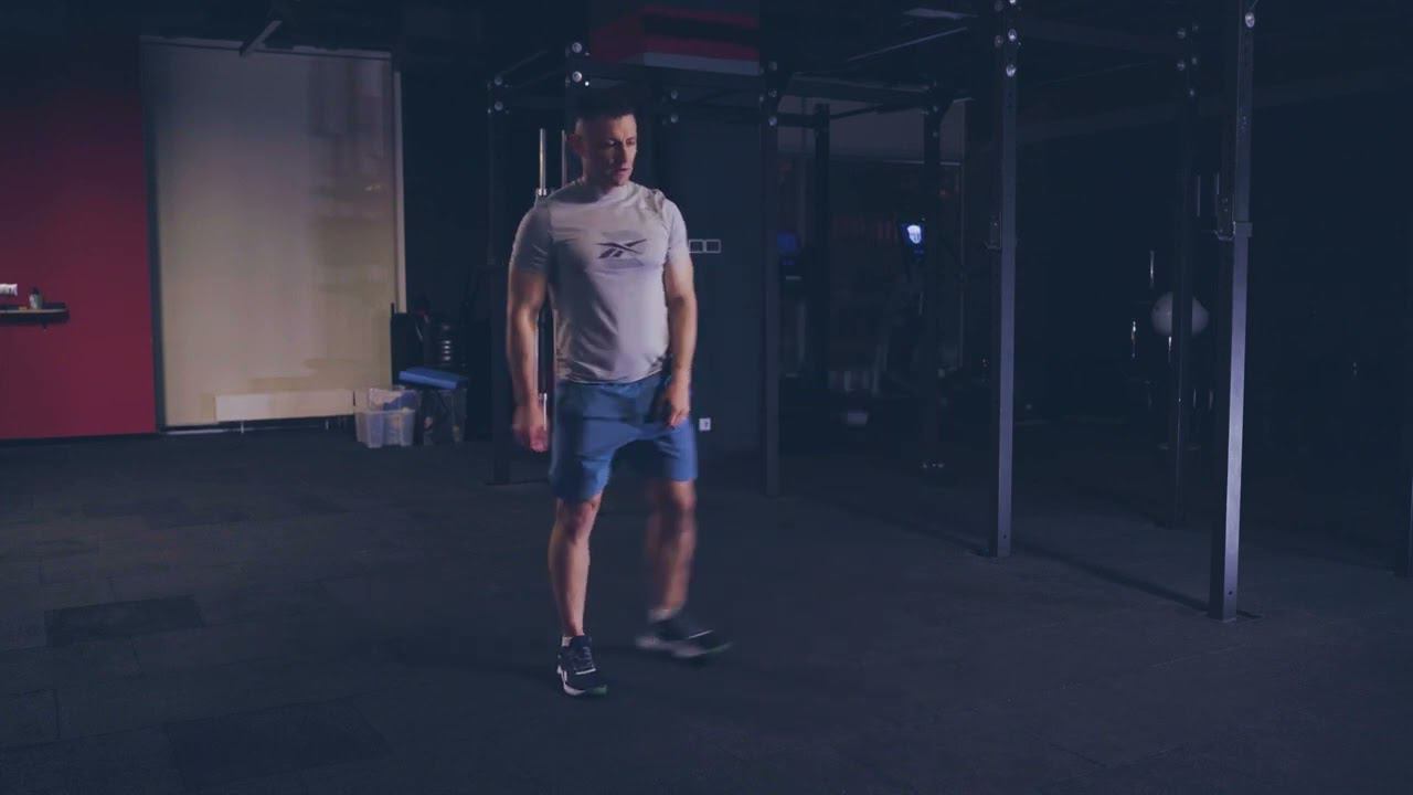 Латеральный выпад/ Lateral lunge