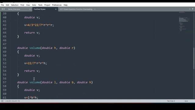 ICSE-2018-Function Overloading||Functions and Constructor