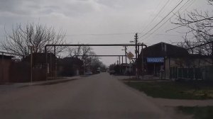 Обзор станицы Старокорсунская. Поездка на машине. Краснодарский Край 03.04.2022