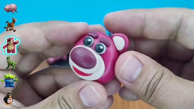 Como hacer a los personajes de Toy Story en plastilina (ToyStory) @pandaclay смотреть онлайн