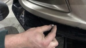 Сплиттер спойлер губа переднего бампера на Hyundai Accent