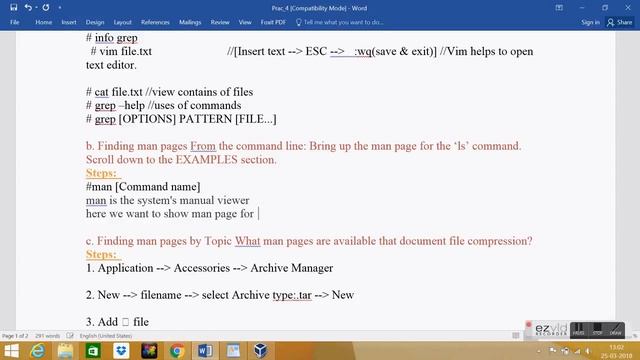 FYBSC_CS Linux Practical-Sem2 Practical_4 смотреть онлайн