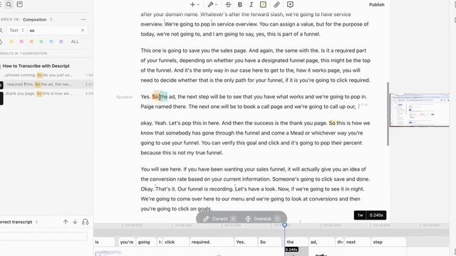 How to Transcribe with Descript - Video & Audio смотреть онлайн