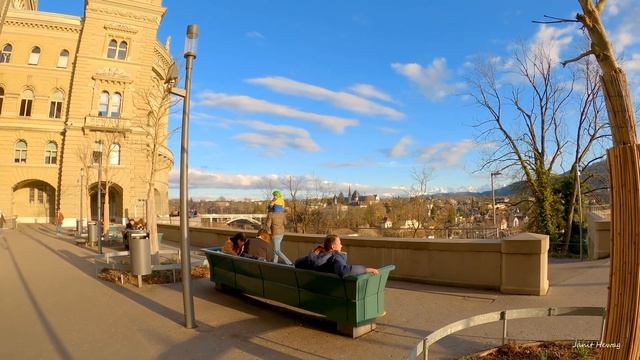 Bern Switzerland, the capital city of Switzerland, the old town of Bern, UNESCO World Heritage Sit смотреть онлайн