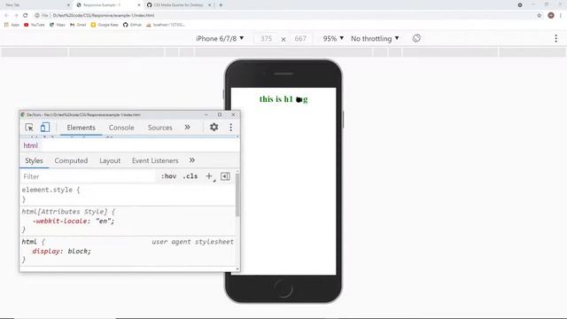 Responsive web design Bangla tutorial step by step 2021 | CSS Media query | HTML CSS Bangla video
