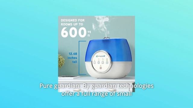 Pure Guardian H4810AR Ultrasonic Warm and Cool Mist Humidifier Review смотреть онлайн
