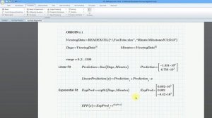 PTC Mathcad Prime - Exponential Regression | Data Analysis