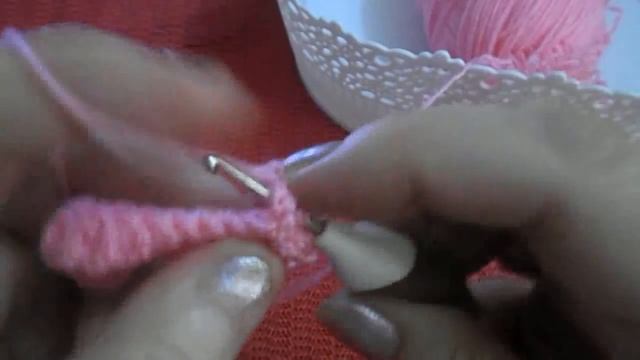 СКРЕЩЕННЫЕ СТОЛБИКИ С 1 НАКИДОМ.УЧИМСЯ ВЯЗАТЬ.МК.