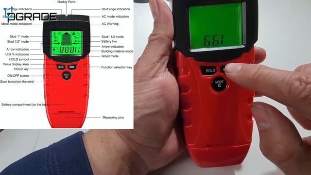 Stud Finder Wall Scanner 6 in 1 смотреть онлайн