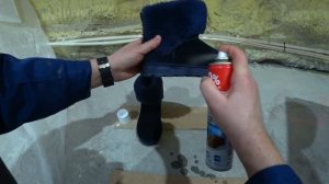 Обработка замшевой обуви от воды.